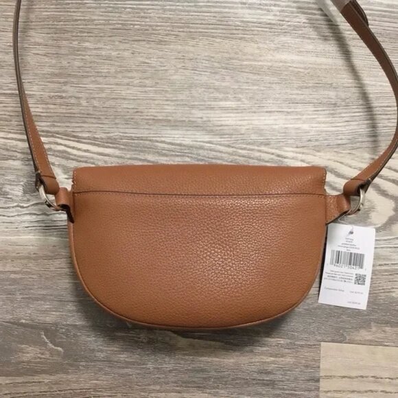 Kate Spade Pebbled Leather Lena Belt Bag Warm Gingerbread KH429 - Picture 5 of 6